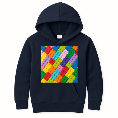 Many Toy Blocks Pattern Kids Hoodie
