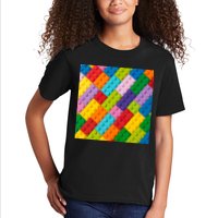 Many Toy Blocks Pattern Kids T-Shirt