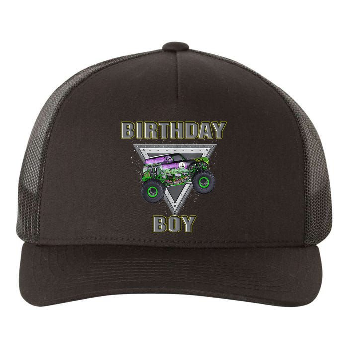 Monster Truck Birthday Monster Truck Are My Jam Lovers Yupoong Adult 5-Panel Trucker Hat