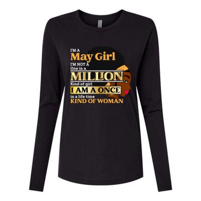 May Taurus Birthday Once In Lifetime Kinda Funny Gift Womens Cotton Relaxed Long Sleeve T-Shirt