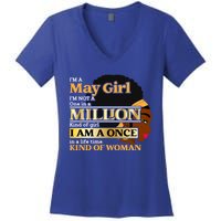 May Taurus Birthday Once In Lifetime Kinda Funny Gift Women's V-Neck T-Shirt