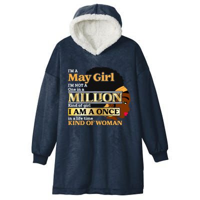 May Taurus Birthday Once In Lifetime Kinda Funny Gift Hooded Wearable Blanket