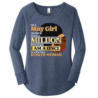 May Taurus Birthday Once In Lifetime Kinda Funny Gift Women's Perfect Tri Tunic Long Sleeve Shirt