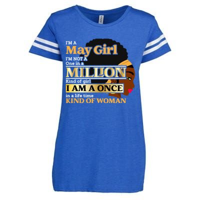 May Taurus Birthday Once In Lifetime Kinda Funny Gift Enza Ladies Jersey Football T-Shirt