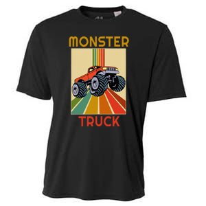 Monster Truck Big Style Truck Cooling Performance Crew T-Shirt