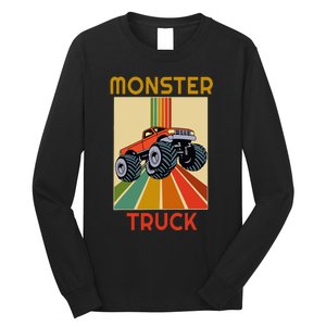 Monster Truck Big Style Truck Long Sleeve Shirt