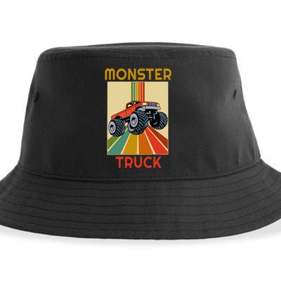 Monster Truck Big Style Truck Sustainable Bucket Hat