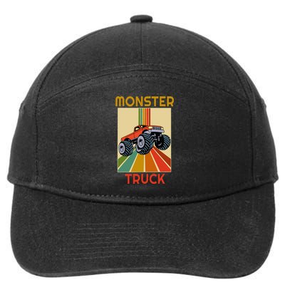 Monster Truck Big Style Truck 7-Panel Snapback Hat