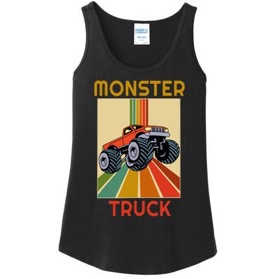 Monster Truck Big Style Truck Ladies Essential Tank