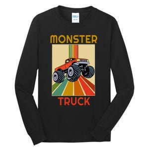 Monster Truck Big Style Truck Tall Long Sleeve T-Shirt