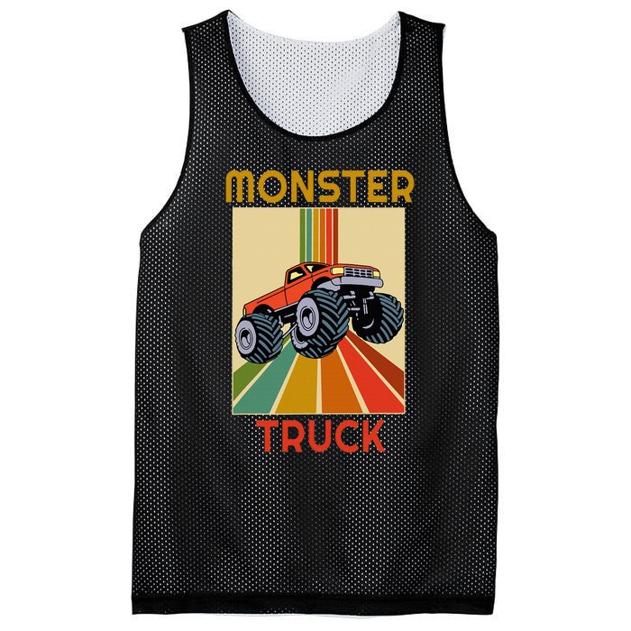 Monster Truck Big Style Truck Mesh Reversible Basketball Jersey Tank