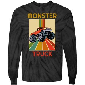 Monster Truck Big Style Truck Tie-Dye Long Sleeve Shirt