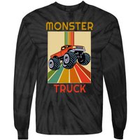 Monster Truck Big Style Truck Tie-Dye Long Sleeve Shirt