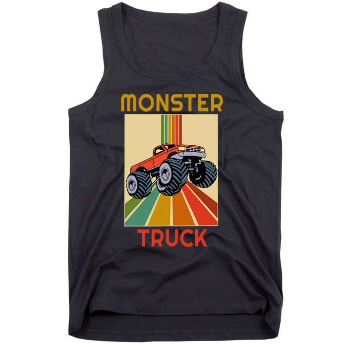 Monster Truck Big Style Truck Tank Top