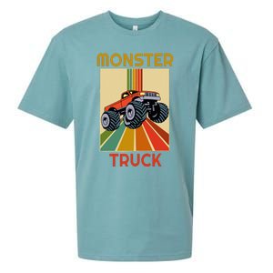 Monster Truck Big Style Truck Sueded Cloud Jersey T-Shirt