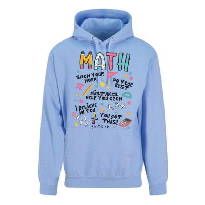 Math Teacher Back To School Unisex Surf Hoodie