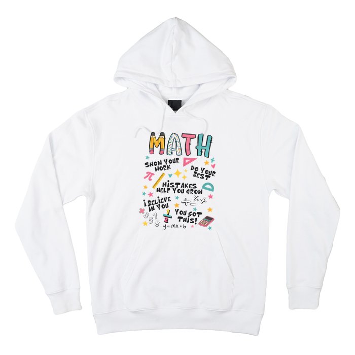 Math Teacher Back To School Hoodie