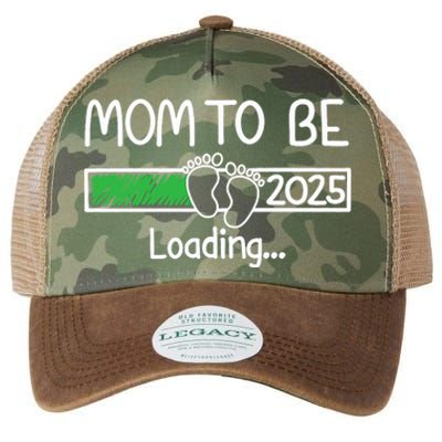 Mom To Be 2025 Mom Loading 2025 Mother Expect Baby 2025 Legacy Tie Dye Trucker Hat