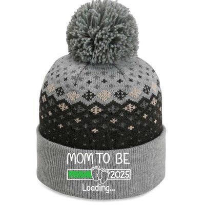 Mom To Be 2025 Mom Loading 2025 Mother Expect Baby 2025 The Baniff Cuffed Pom Beanie