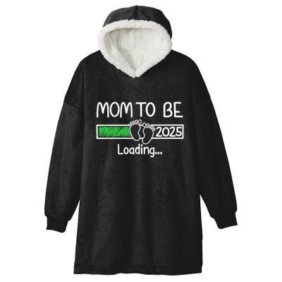 Mom To Be 2025 Mom Loading 2025 Mother Expect Baby 2025 Hooded Wearable Blanket