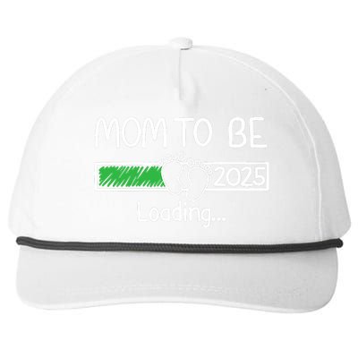 Mom To Be 2025 Mom Loading 2025 Mother Expect Baby 2025 Snapback Five-Panel Rope Hat