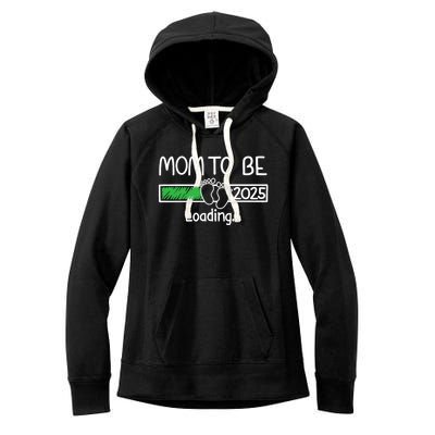 Mom To Be 2025 Mom Loading 2025 Mother Expect Baby 2025 Women's Fleece Hoodie