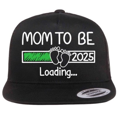 Mom To Be 2025 Mom Loading 2025 Mother Expect Baby 2025 Flat Bill Trucker Hat