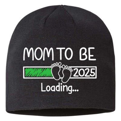 Mom To Be 2025 Mom Loading 2025 Mother Expect Baby 2025 Sustainable Beanie