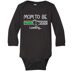 Mom To Be 2025 Mom Loading 2025 Mother Expect Baby 2025 Baby Long Sleeve Bodysuit