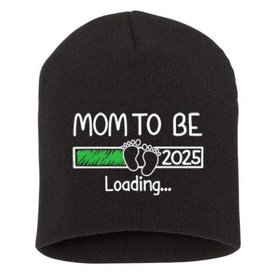 Mom To Be 2025 Mom Loading 2025 Mother Expect Baby 2025 Short Acrylic Beanie