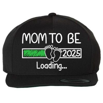 Mom To Be 2025 Mom Loading 2025 Mother Expect Baby 2025 Wool Snapback Cap