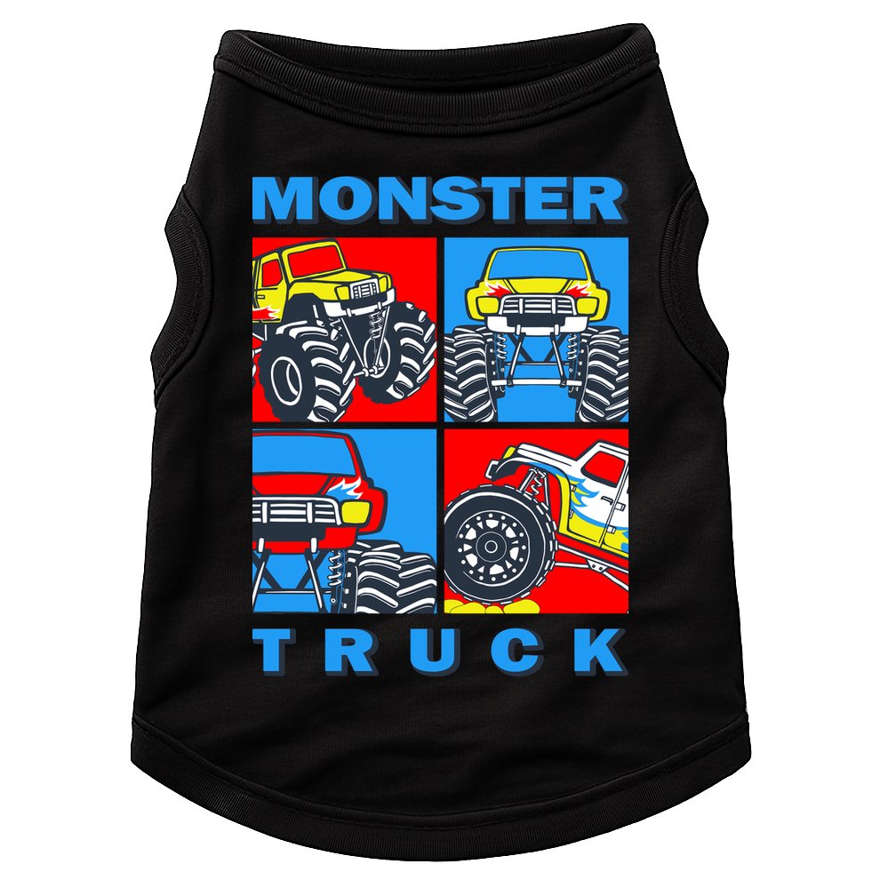Monster Truck Block Doggie Tank
