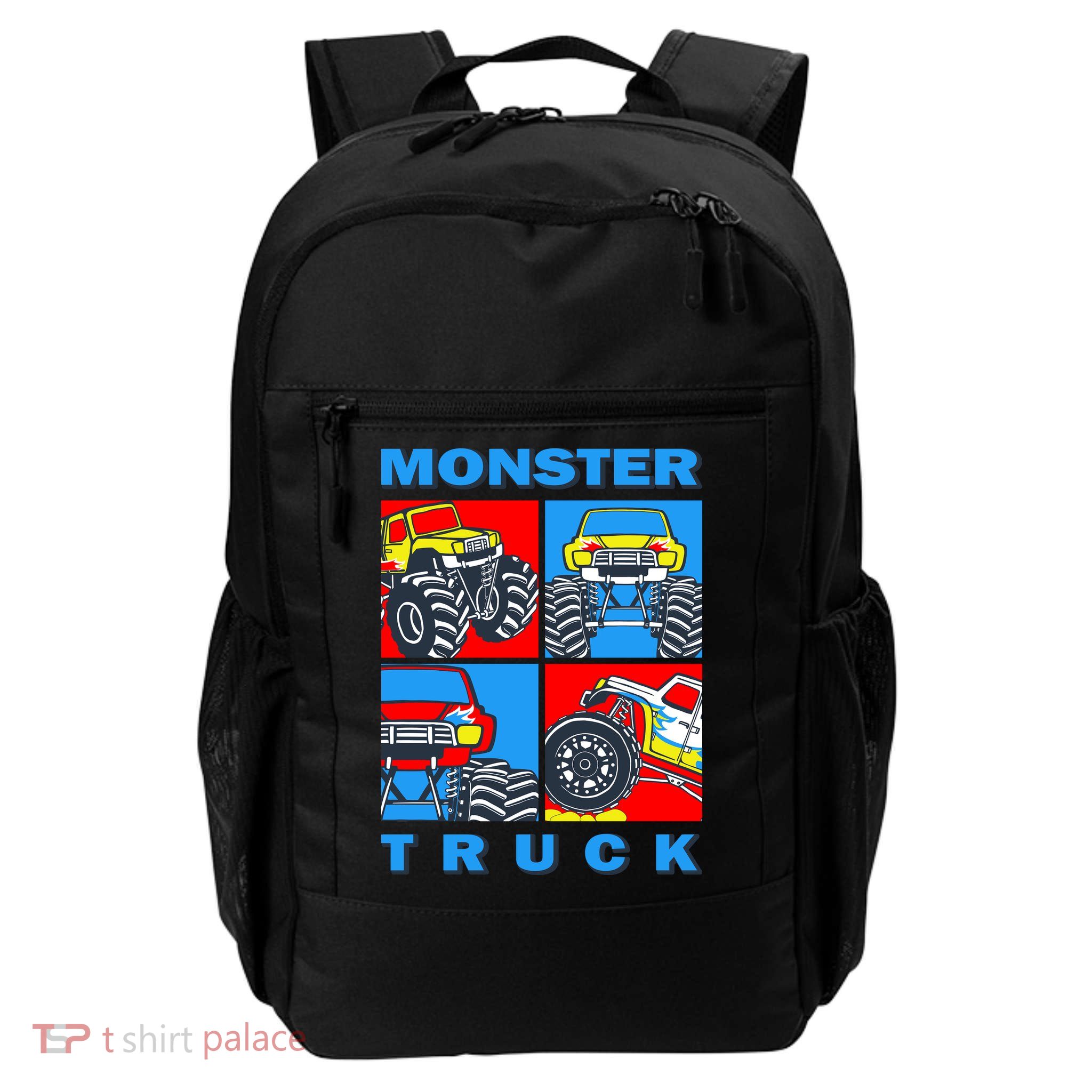 Monster Truck Block Backpack