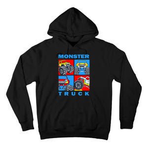 Monster Truck Block Tall Hoodie