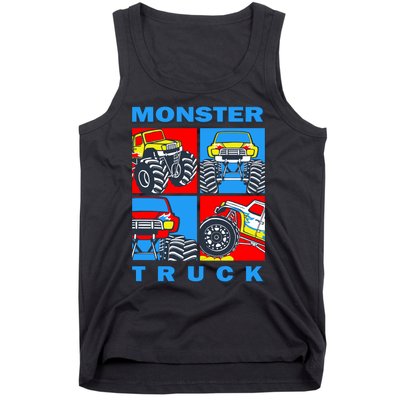 Monster Truck Block Tank Top