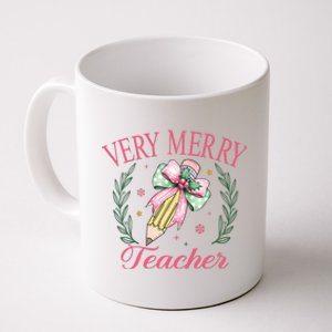 Merry Teacher Bright Students Christmas Joy Coffee Mug