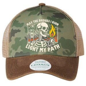 May The Bridges I Burn Light The Way Legacy Tie Dye Trucker Hat