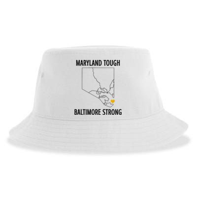 Maryland Tough Baltimore Strong Sustainable Bucket Hat