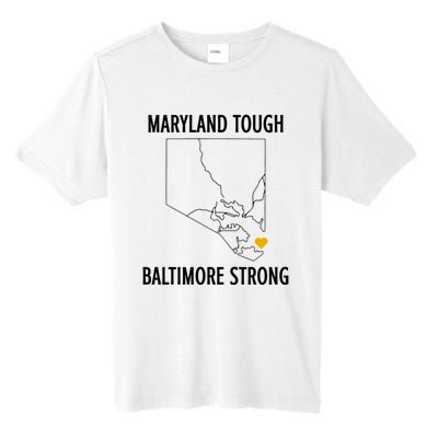 Maryland Tough Baltimore Strong Tall Fusion ChromaSoft Performance T-Shirt