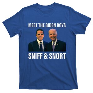 Meet The Biden Sniff And Snort Funny Quote T-Shirt