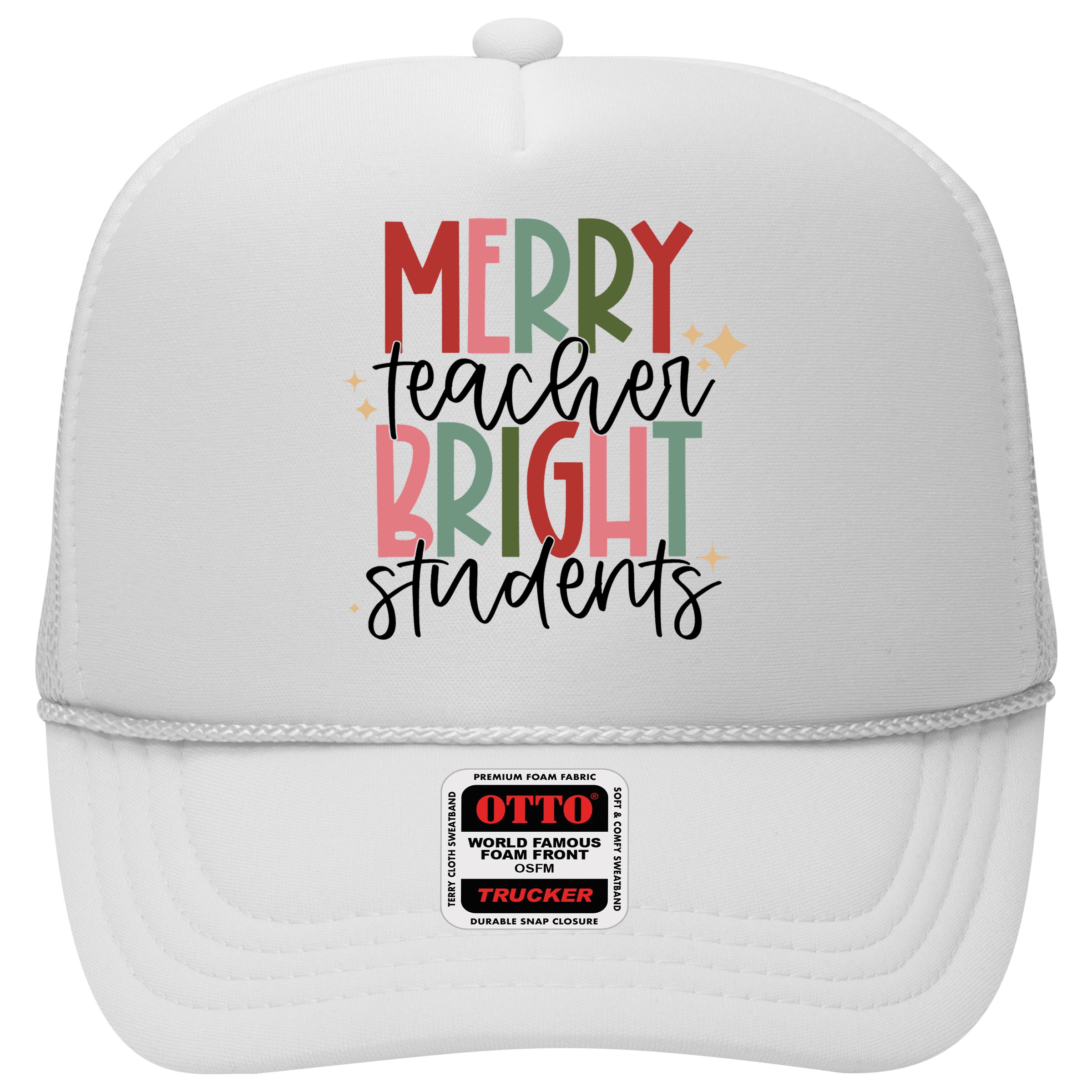 Merry Teacher Bright Students Christmas Hat