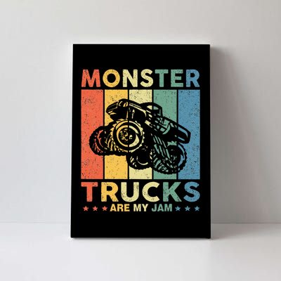 Monster Truck Car For Birthday Canvas