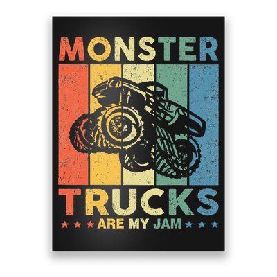 Monster Truck Car For Birthday Poster