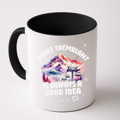 Mont Tremblant Canada Ski Resort Quebec Skiing Souvenir Mug