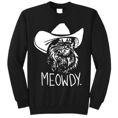 Meowdy Texas Cat Meme Sweatshirt