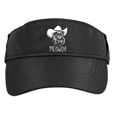 Meowdy Texas Cat Meme Adult Drive Performance Visor