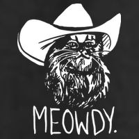 Meowdy Texas Cat Meme Adult Drive Performance Visor