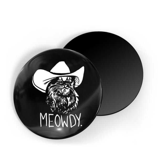 Meowdy Texas Cat Meme Magnet