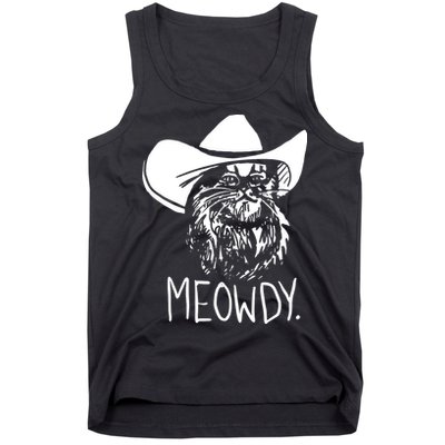 Meowdy Texas Cat Meme Tank Top