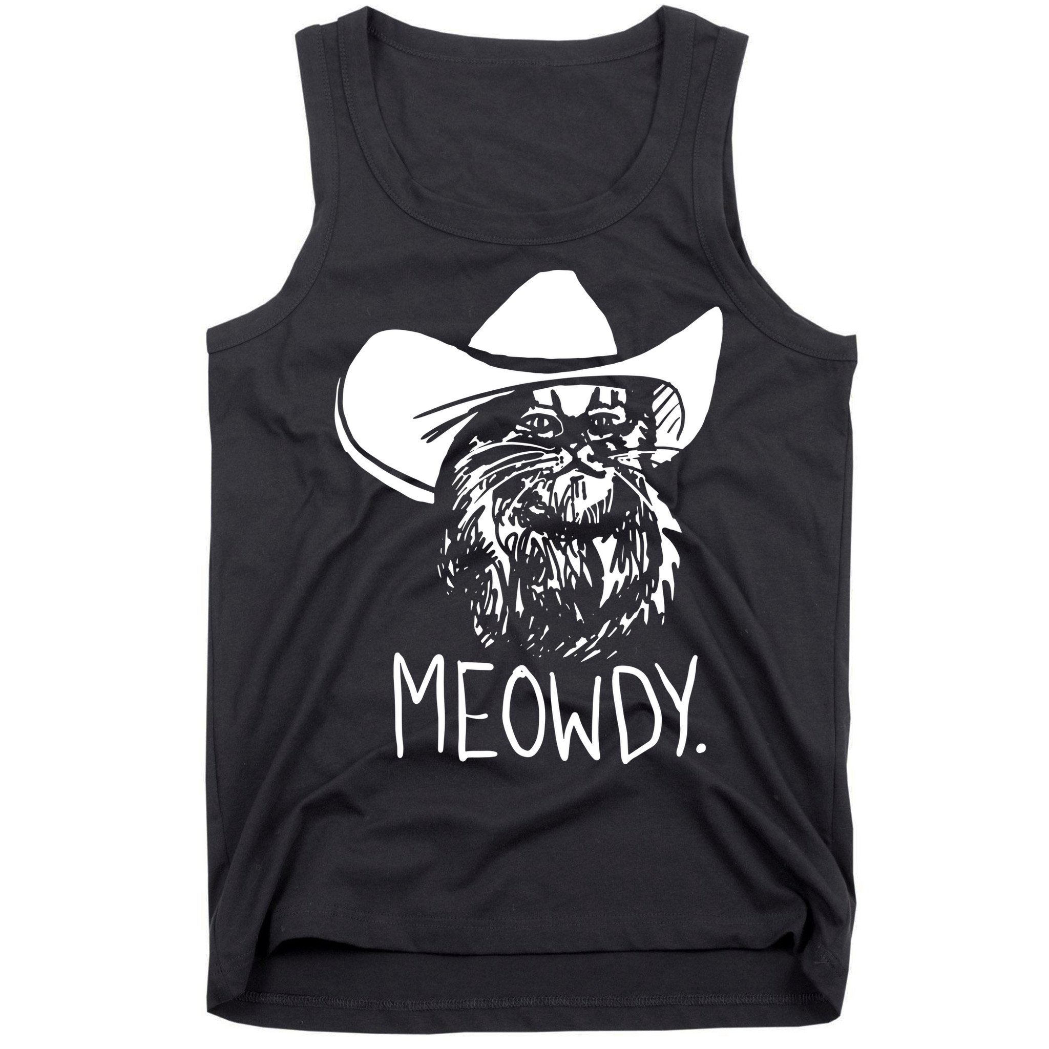Meowdy Texas Cat Meme Tank Top